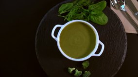 Delicious healthy homemade broccoli soup