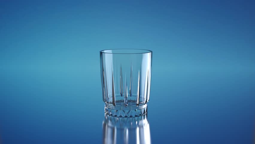 Glass Of Water 3D Animation