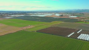 Drone footage grape farms Santa Barbara CA