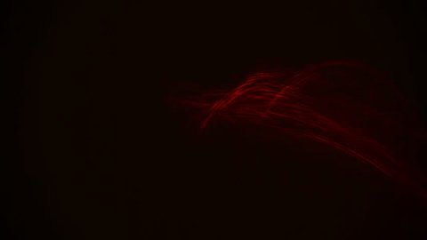 Red streaks light abstract animation background. Seamless Loop
