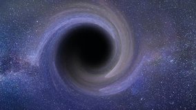 Black hole. High definition video. A wonderful sight of the universe. A special discovery. This massive heavenly body absorbs everything. Time also changes in your surroundings