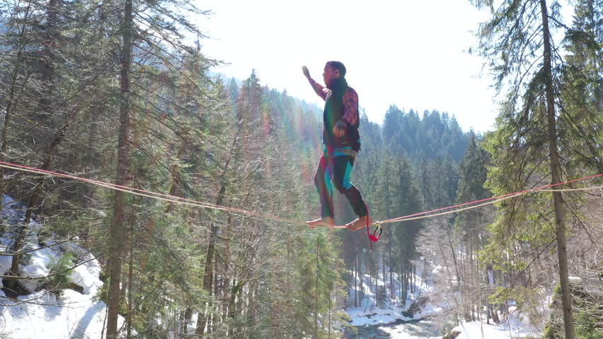 aerial view from high line over beautiful river