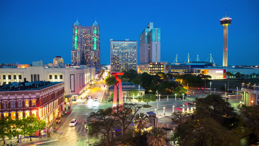 Riverwalk At Night In San Antonio, Texas Image - Free Stock Photo 