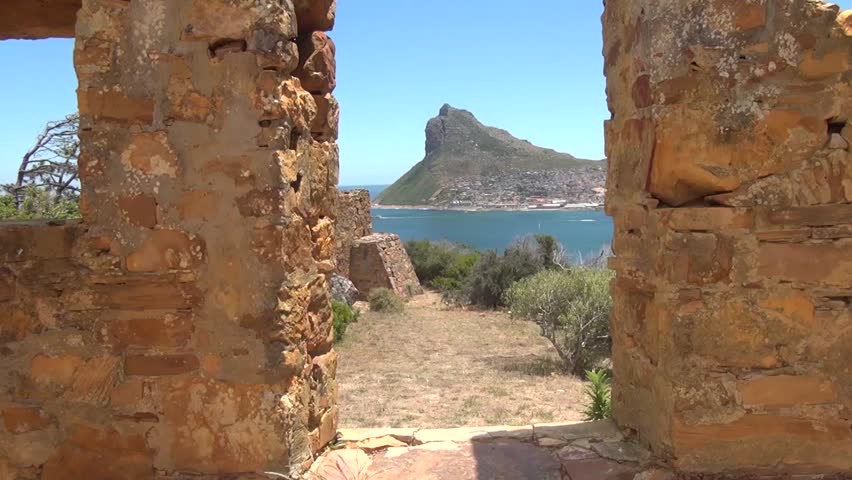 HD high quality summer day footage of East Fort ruins at scenic Chapman