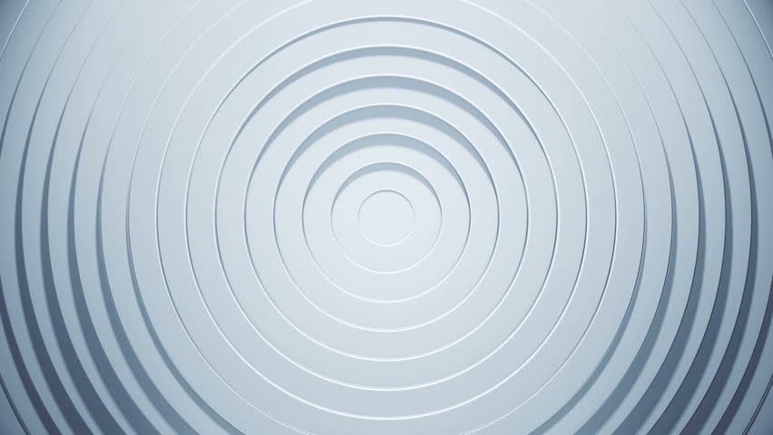 3d circles pattern with blinds effect. White clean rings animation. Abstract background for business presentation. Seamless loop texture. | Shutterstock HD Video #1027101179