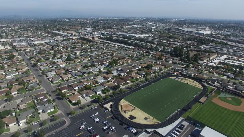 Anaheim California Aerial View.MOV