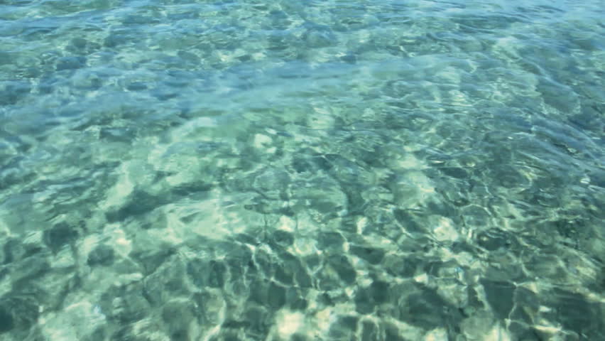 transparent sea water in shallow