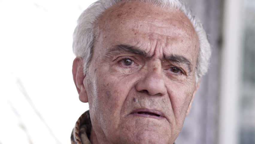  Senior Elderly Happy Man, Close up Slow Motion Video | Shutterstock HD Video #1027148105