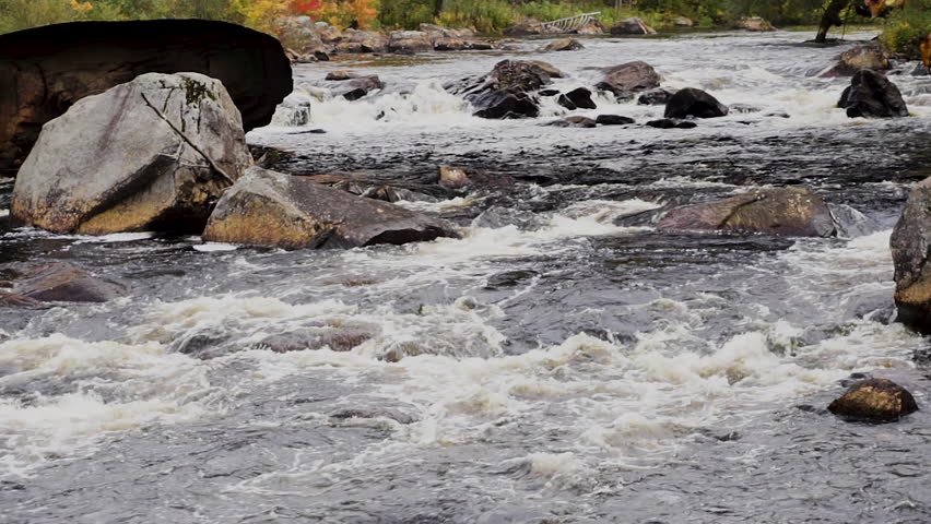 Waterfall in Adirondack Park in upstate New York.