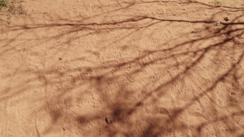 A slow motion shot of a trail at Havasupai Falls near Supai, Arizona in the Grand Canyon.
