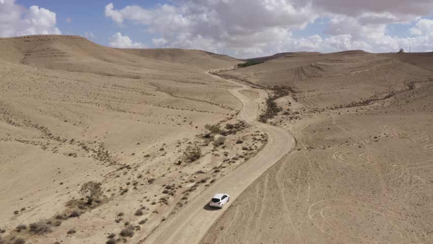 Sand Dunes landscape with sky and clouds in Israel image - Free stock ...