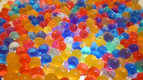 Orbis Multicolour Balls Moving Slowly Stock Footage Video (100% Royalty