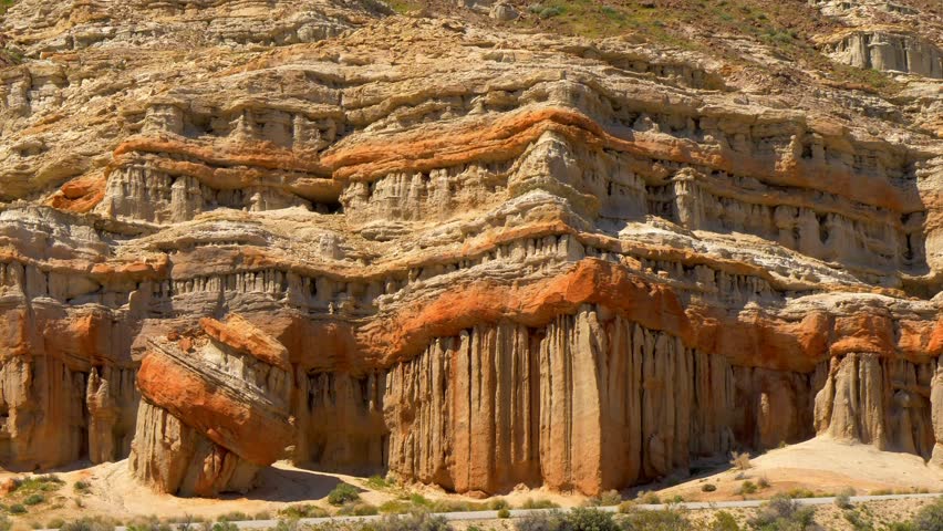 Scenic desert cliffs and buttes at Red Rock Canyon State Park - travel photography