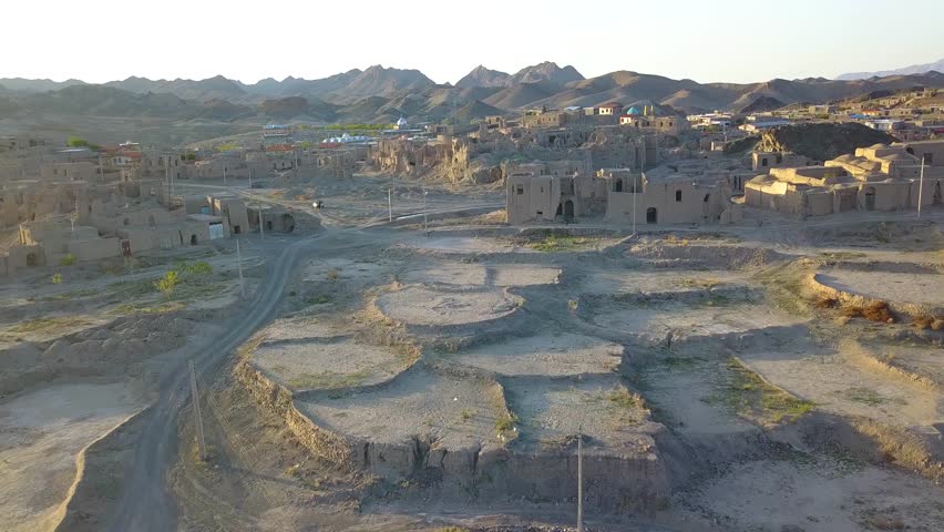 A very old village. All the people of this village are farmers. they have barberry farm. In this empty land, Separate barberry from their branches.