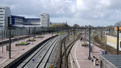 Trains in Rotterdam