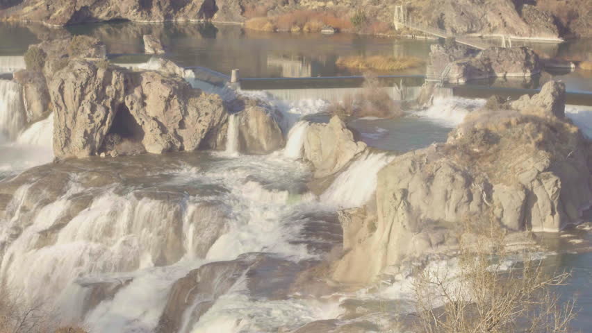 Snake River Canyon. Aerial View Shoshone Falls, Idaho.