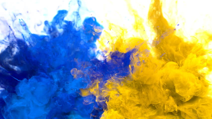 Blue Yellow Color Burst Stock Footage Video 100 Royalty Free 1027414361 Shutterstock