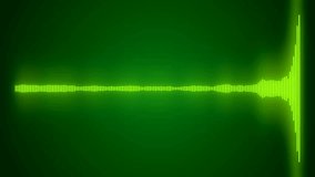 Video animation of an audio spectrum - motion background