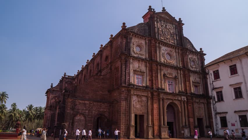 Church of St. Francis of Assisi old Goa Hyperlapse