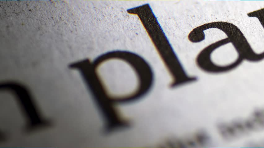 Close up footage of Plane Crash written newspaper.
