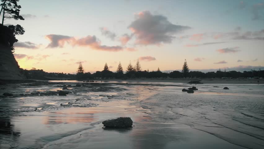 South Pacific Shore of New Zealand