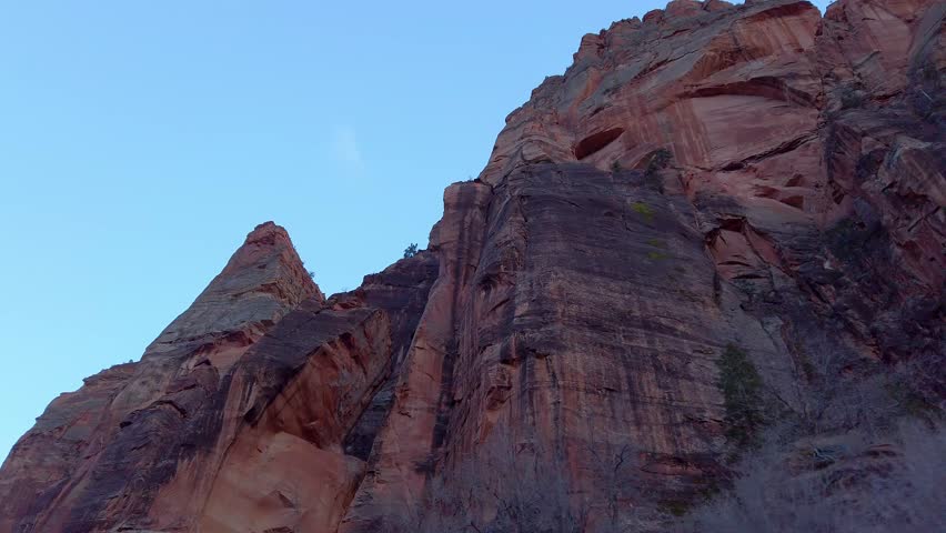 The mountains of Zion Canyon National Park in Utah