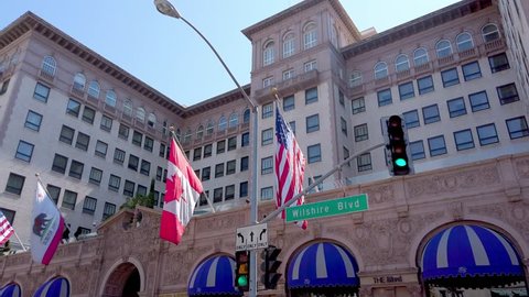 Beverly Wilshire Hotel in Beverly Hills - LOS ANGELES, UNITED STATES OF AMERICA - APRIL 1, 2019