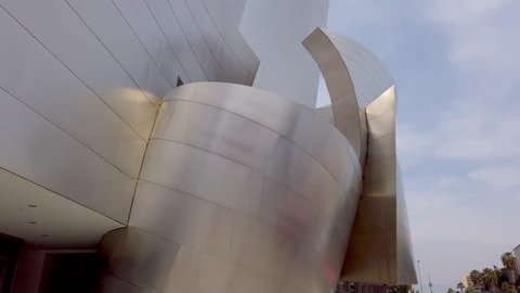 Facade of Walt Disney Concert Hall - LOS ANGELES, UNITED STATES OF AMERICA - APRIL 1, 2019