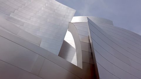 Walt Disney Concert Hall in Los Angeles Downtown - LOS ANGELES, UNITED STATES OF AMERICA - APRIL 1, 2019