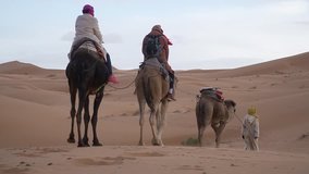 Morocco travel video clips, ride camel