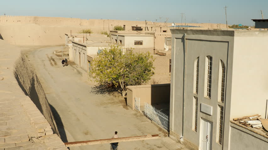 View of historic city in Khiva