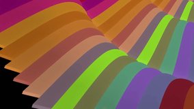 soft waving glossy stripes fabric abstract lines gentle flow seamless loop animation background new quality dynamic art motion colorful cool nice beautiful video 4k artistic stock footage
