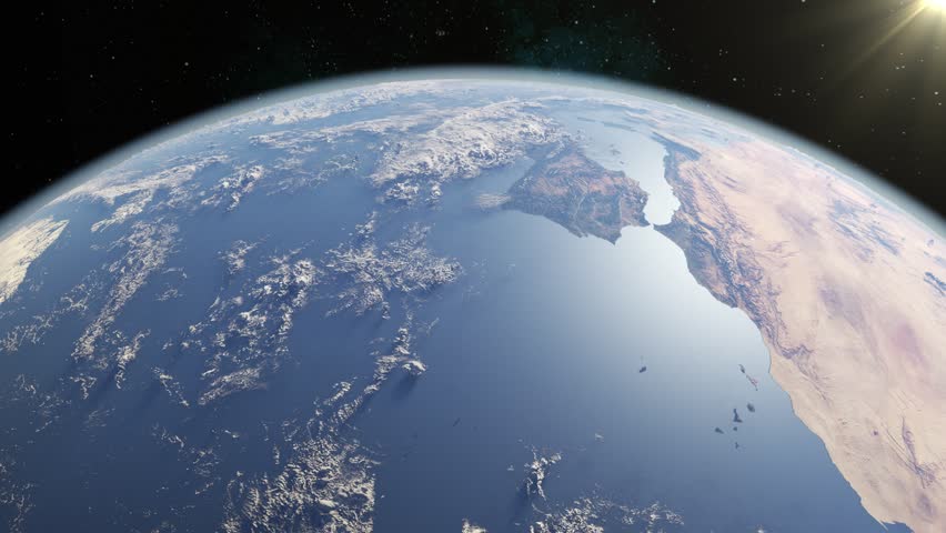 High Resolution Planet Earth View Stock Footage Video 100 Royalty