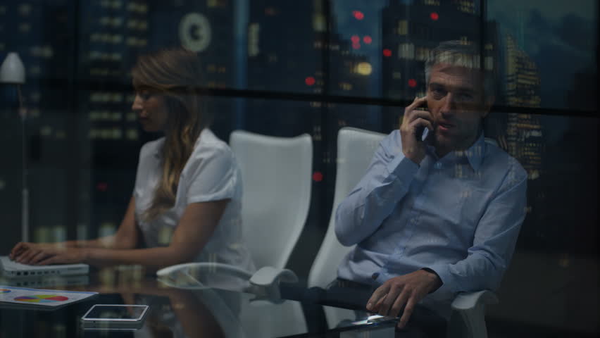 Late Night Office Workers