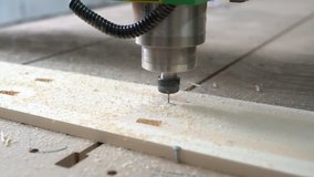 Working wood milling tool video