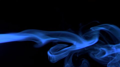 Blue Smoke On Black Background Stock Footage Video 100 Royalty Free 14682052 Shutterstock