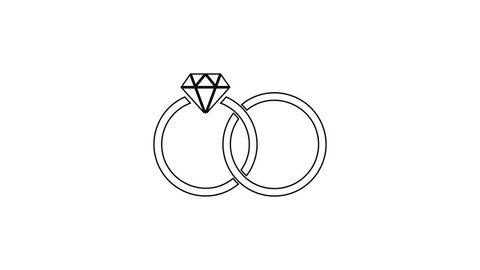 Wedding Ring Icon Stock Video Footage 4k And Hd Video Clips Shutterstock