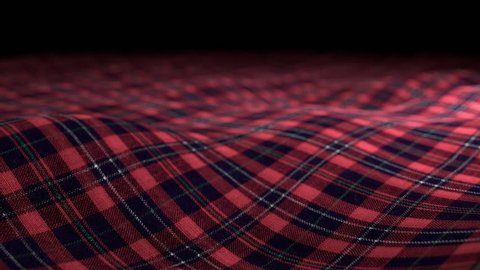 Seamless checkered shades of red and blue vector pattern as a tartan plaid.