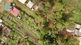 Drone footage of Kenya landscape
