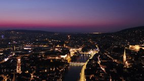 Aerial Switzerland Zurich June 2018 Night 30mm 4K Inspire 2 Prores

Aerial video of downtown Zurich in Switzerland at night with a beautiful sky.
