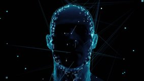3d render of abstract face analysis. Biometric identification scan concept.  Authentication technology.
 - Powered by Shutterstock - Get 15% off with code: PIKWIZARD15