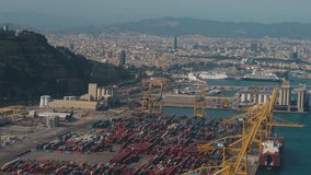 Aerial Spain Barcelona Shipping Yard June 2018 Sunny Day 90mm Zoom 4K Inspire 2 Prores

Aerial video of downtown Barcelona and its shipping yards in Spain on a beautiful sunny day with a zoom lens.