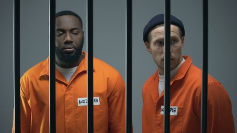 Black Male Inmate Jail Cell Stock Footage Video (100% Royalty-free ...