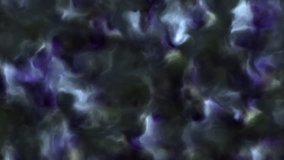 Loopable 4k video of stormy clouds in a colorful nebula in space, slowly moving, forming and dissolving, 4k, 3840, 24fps