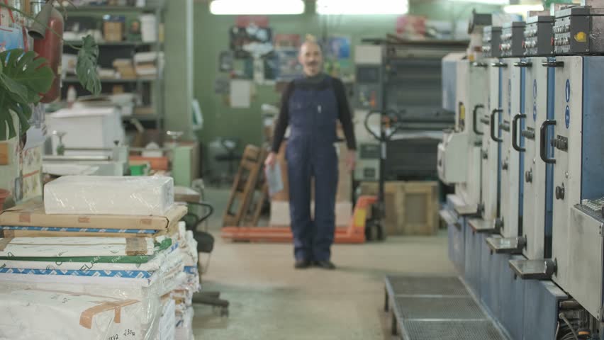 Working printing waltzes along the printing press after the change