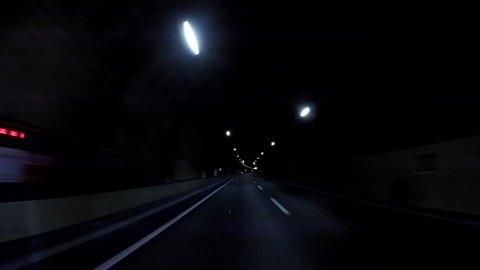 Highway Driving at night	