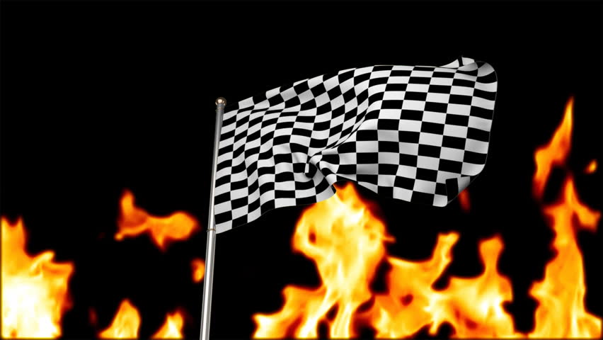 Checkered Flag Flame Stock Video Footage - 4K and HD Video Clips ...