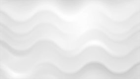Grey white abstract smooth liquid waves motion background. Seamless looping. Video modern animation Ultra HD 4K 3840x2160