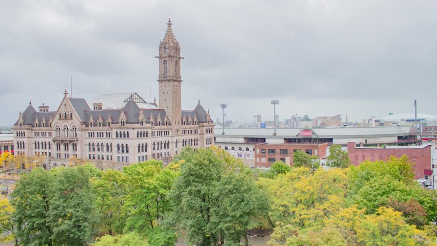 Buffalo, New York- Old Post Office (Eerie Community College) and Fireman