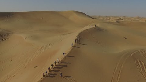 Annual event recreates the heritage of women's winter walk from the desert oasis of Al Ain to the coastal island of Abu Dhabi. Arduous 5 day challenge for a sisterhood of women from across the globe.